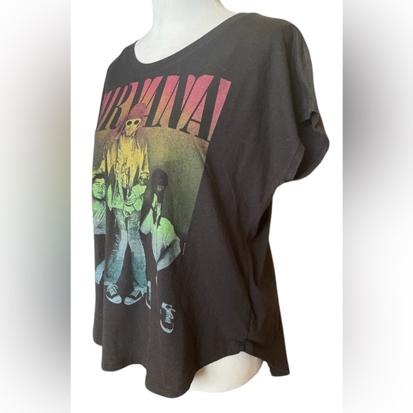 Forever 21 Nirvana Band Tee, Size M, Black - Picture 2 of 7